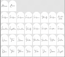 Load image into Gallery viewer, A5 Size (210x148mm) UV Printed Acrylic Table Numbers