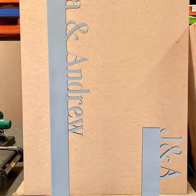 Personalised Acrylic Name Post