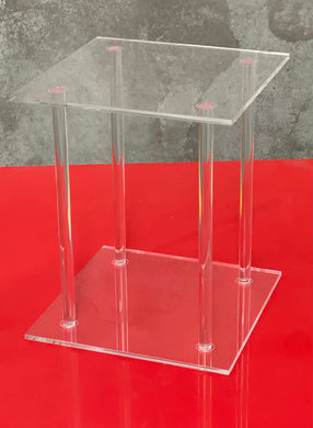 250x250x300mm Clear Table Flower Centerpiece