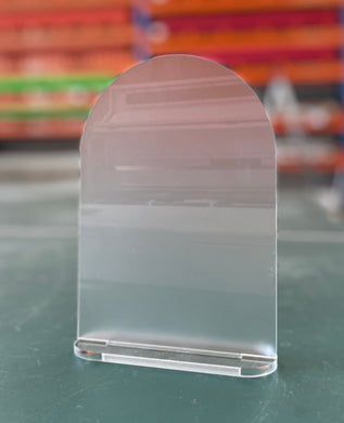 A5 Size (210x148mm) Blank Acrylic Table Numbers with 6mm Base