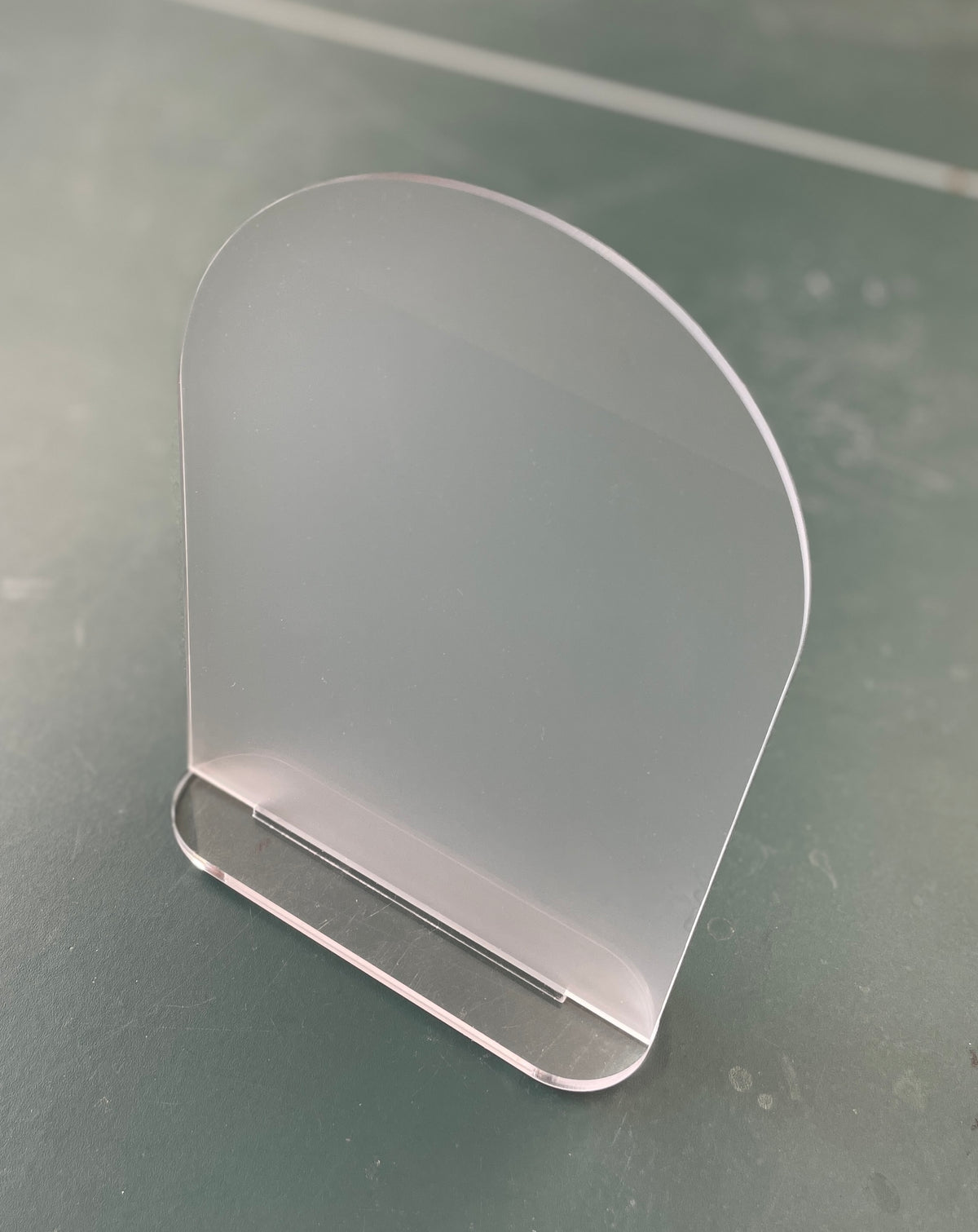 A5 Size (210x148mm) Blank Acrylic Table Numbers with 6mm Base