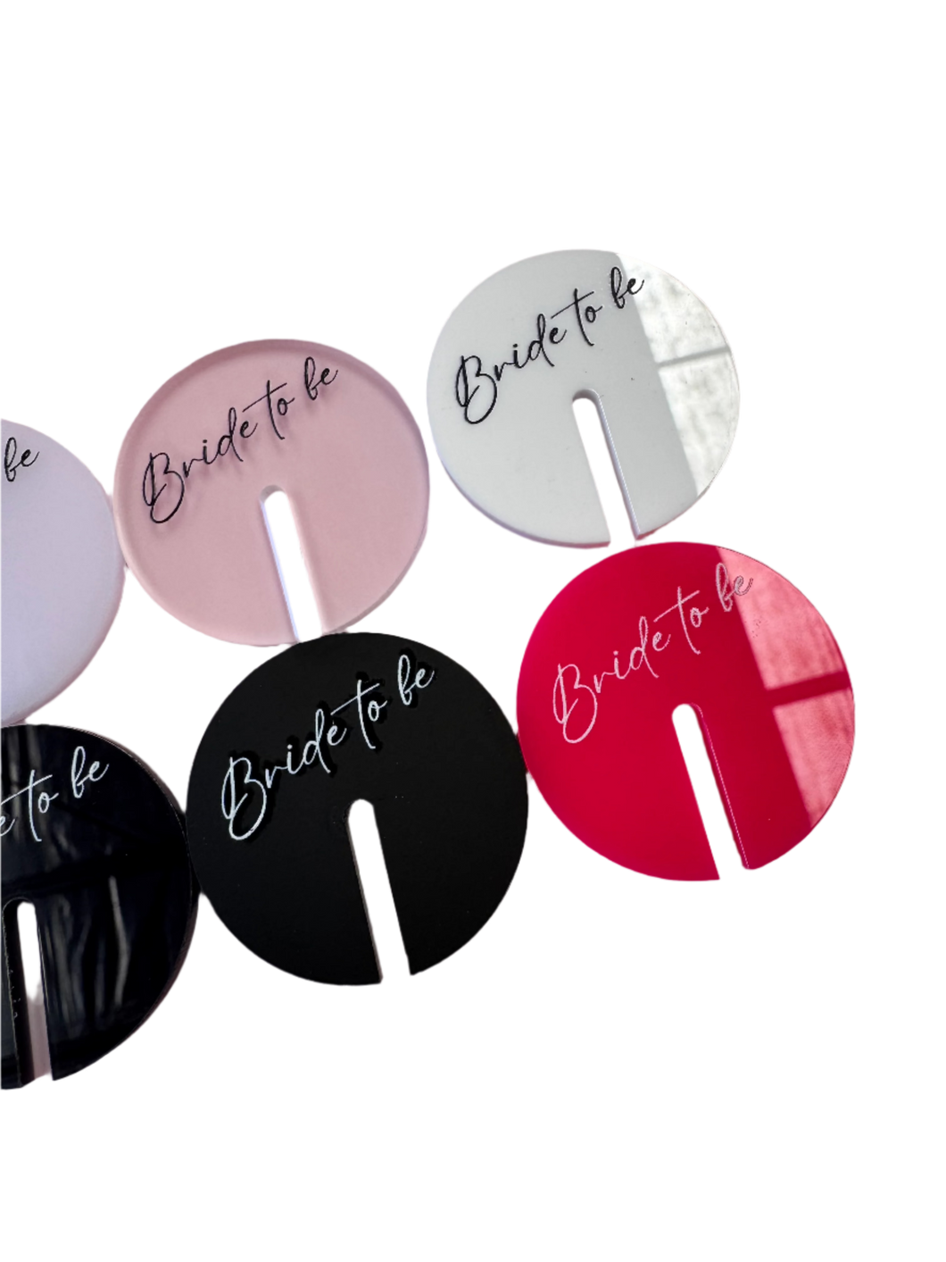 Acrylic Drink Tags with UV Printing