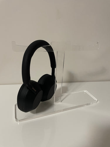 Dual Acrylic Headphone Stand
