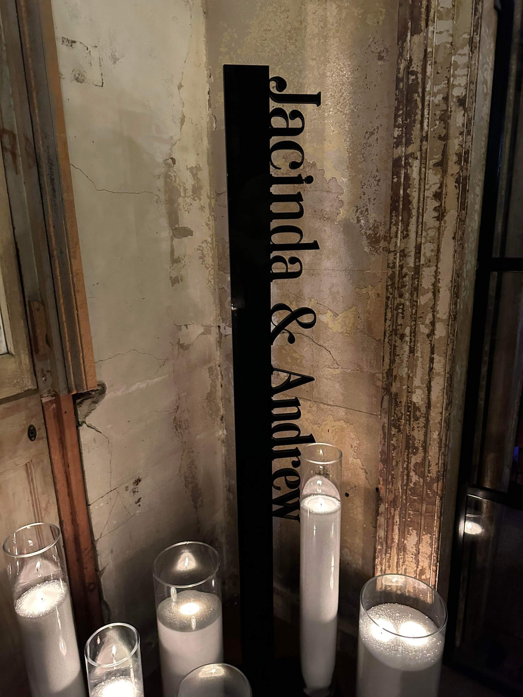 Personalised Acrylic Name Post