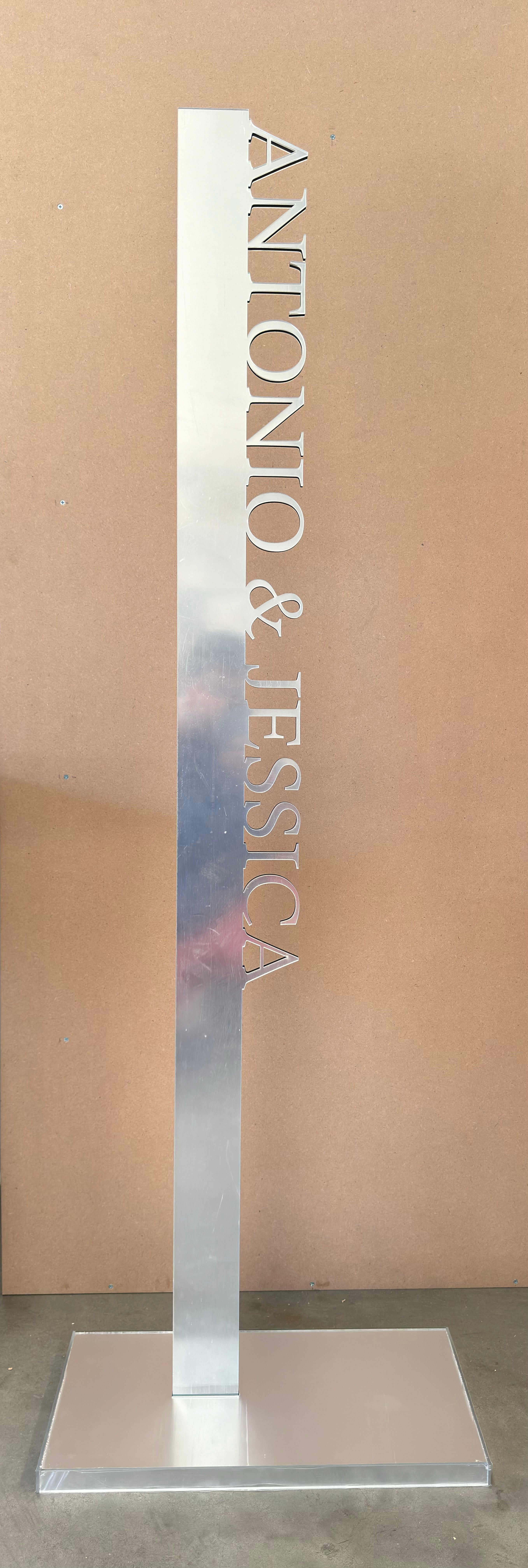 Personalised Acrylic Name Post