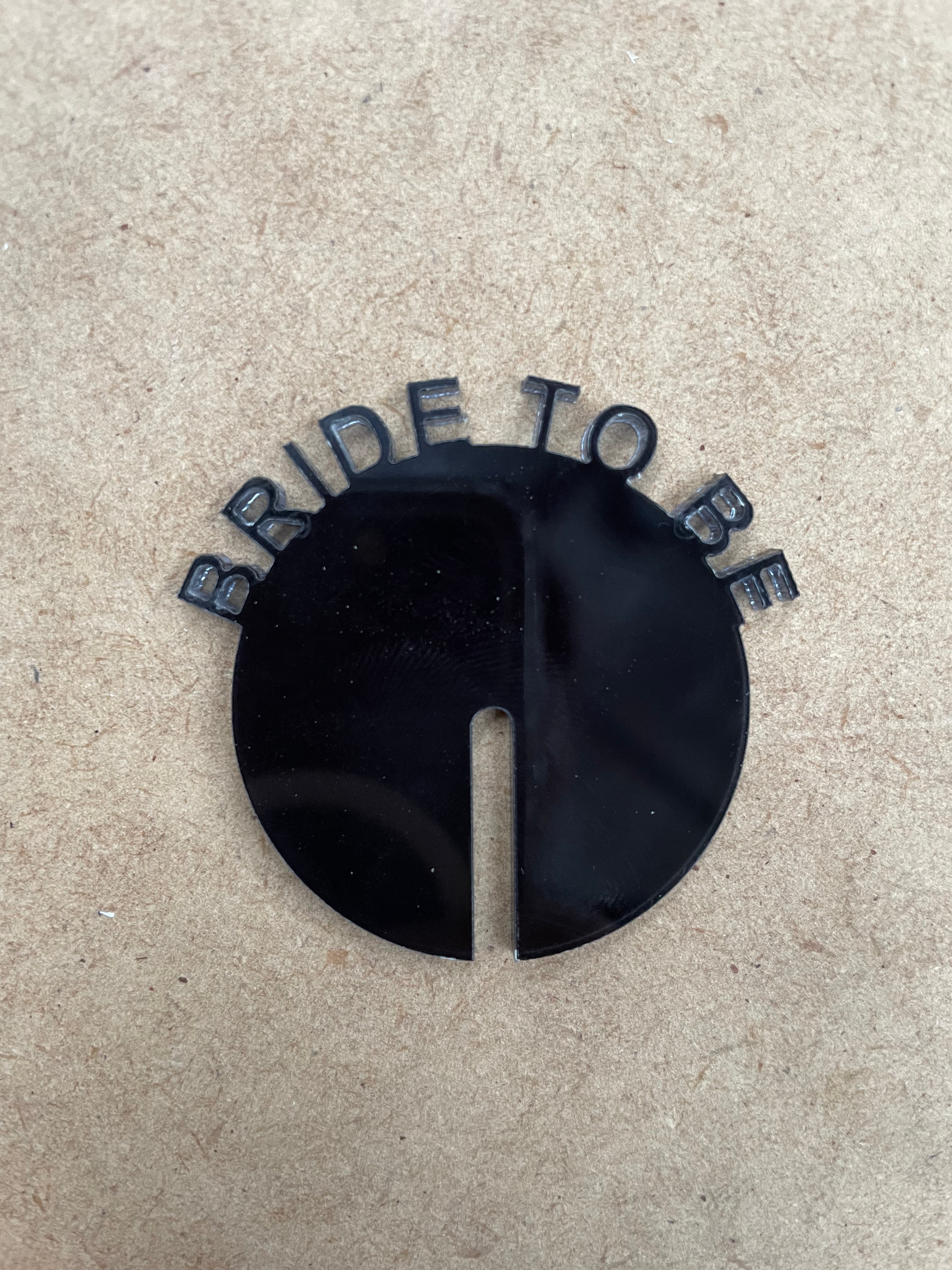 Acrylic Drink Tags - BRIDE TO BE