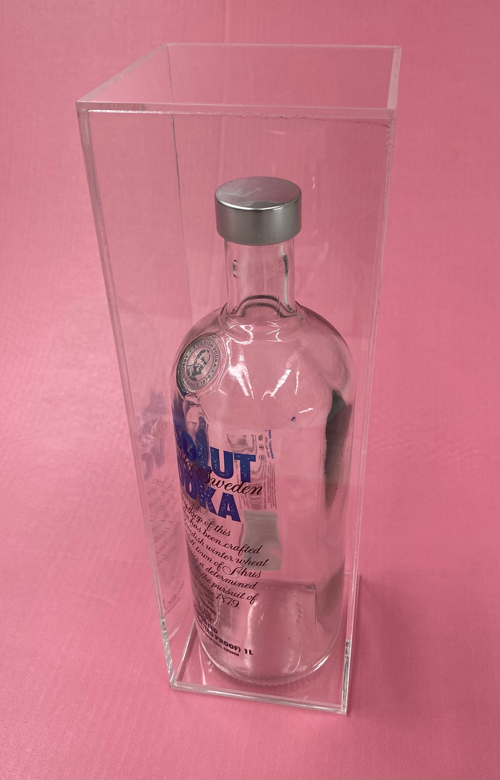Acrylic Bottle Display Case (130x130x350mm)