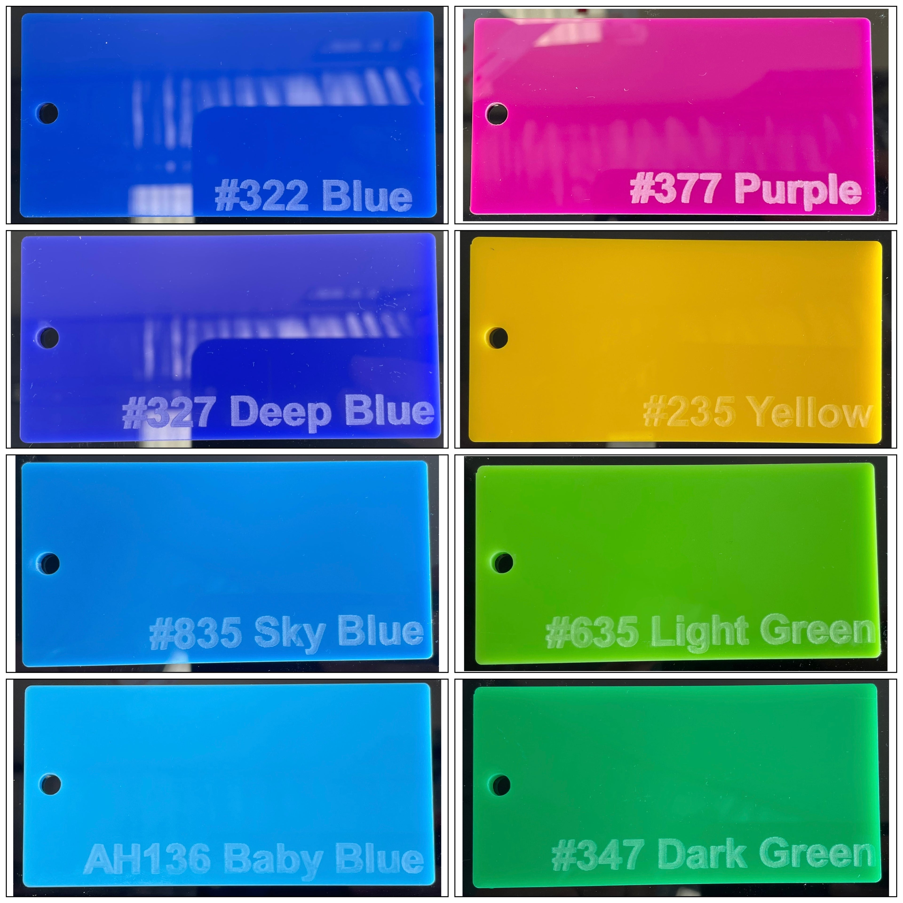 800mm Acrylic Blank Discs