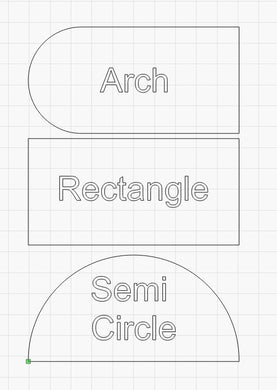 100x50x3mm Acrylic Blank Place Cards