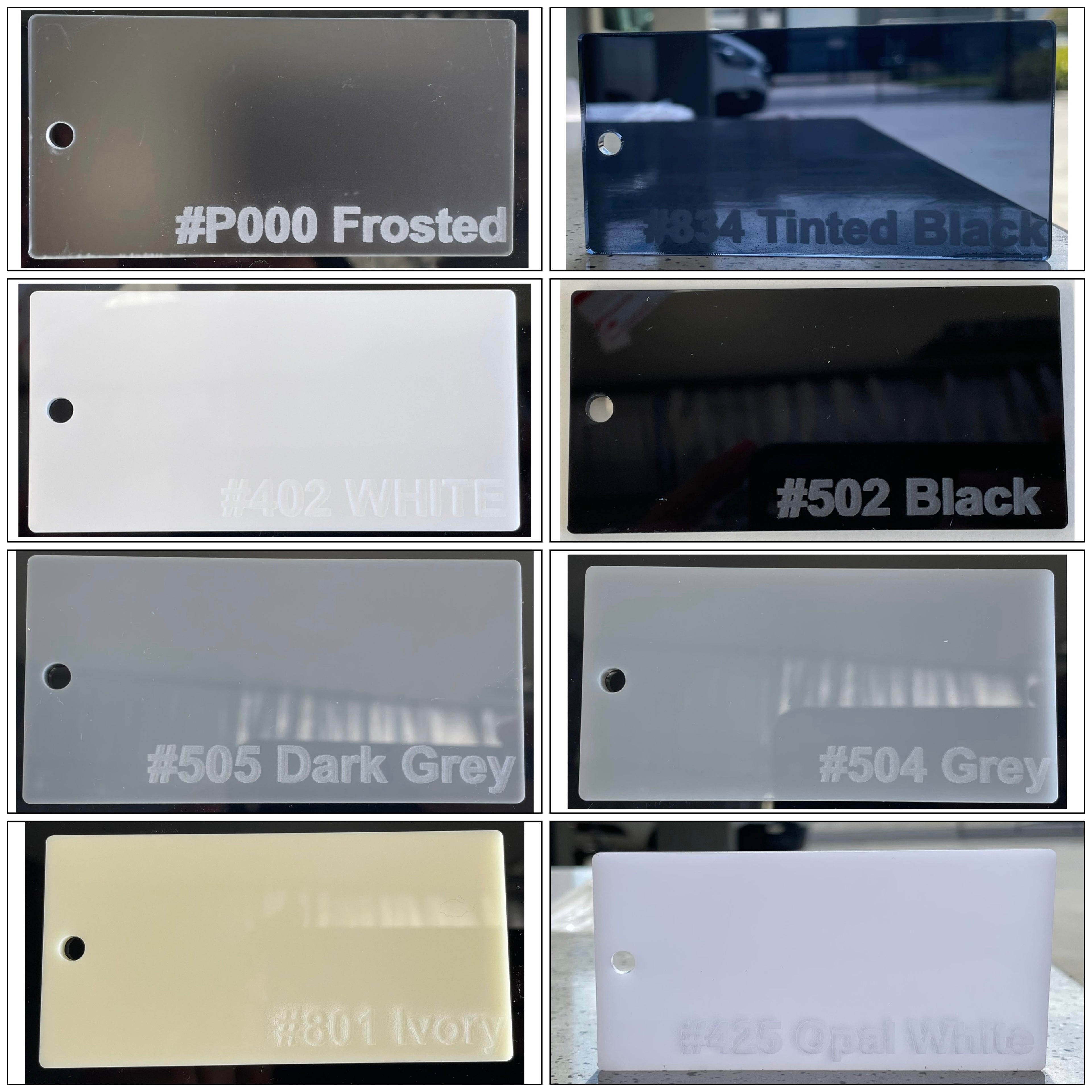 1000mm Acrylic Blank Discs
