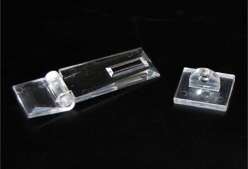 Acrylic Hasp and Staple Set (Clear)