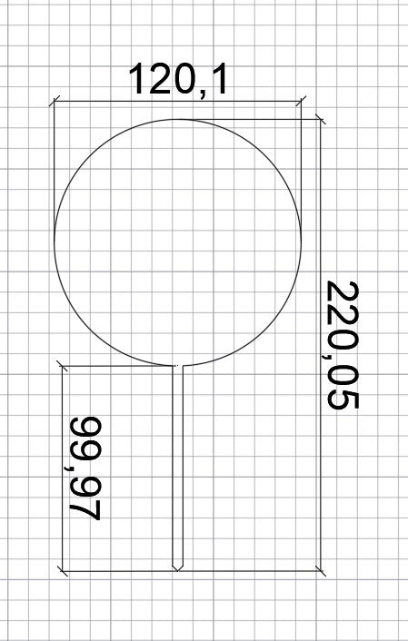 120mm Acrylic Blank Cake Topper