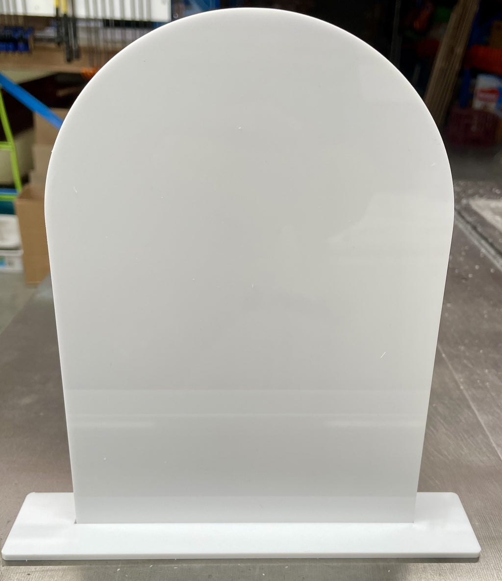 A4 Size (297x210mm) Blank Acrylic Table Numbers.