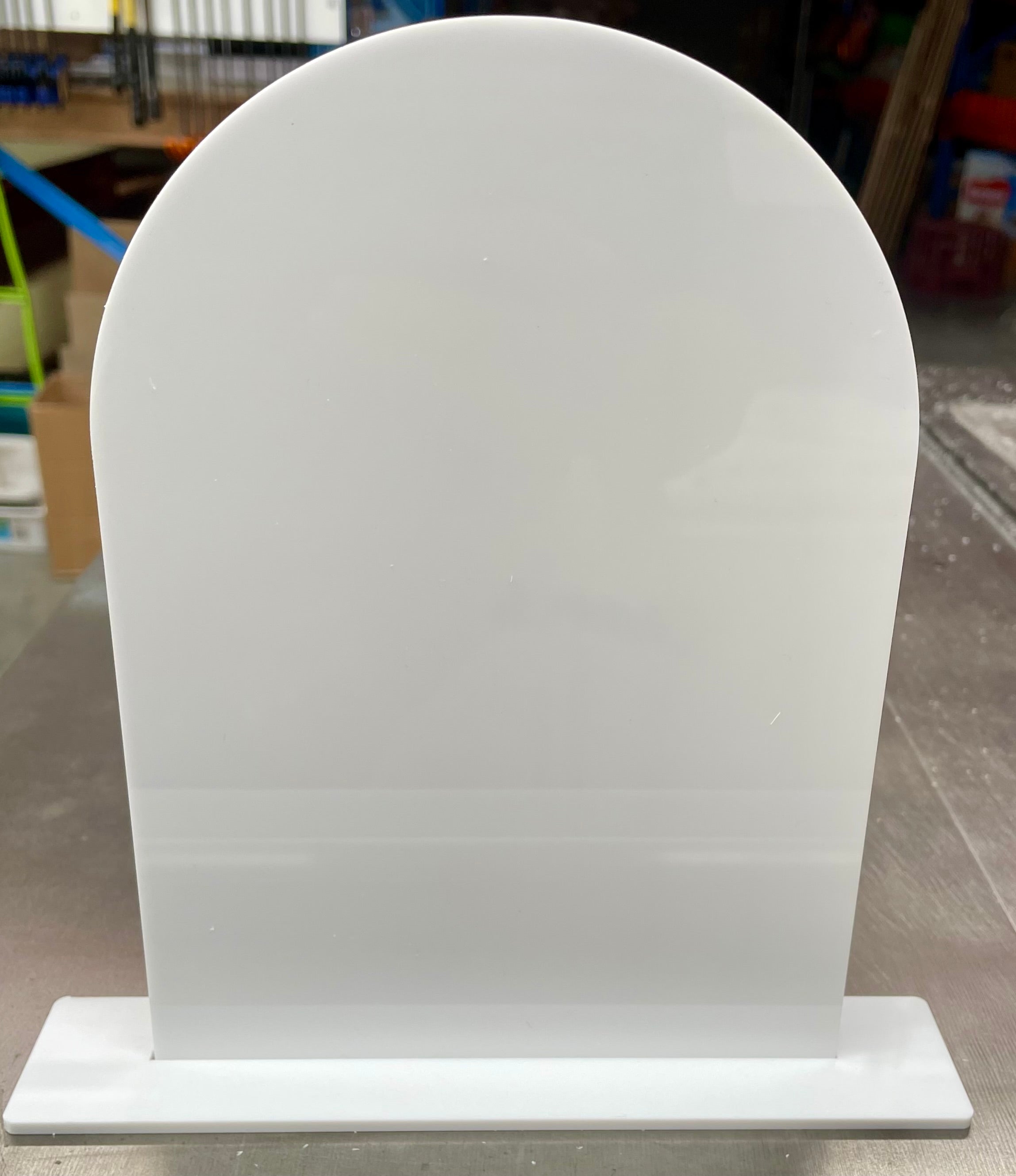 A5 Size (210x148mm) Blank Acrylic Table Numbers.