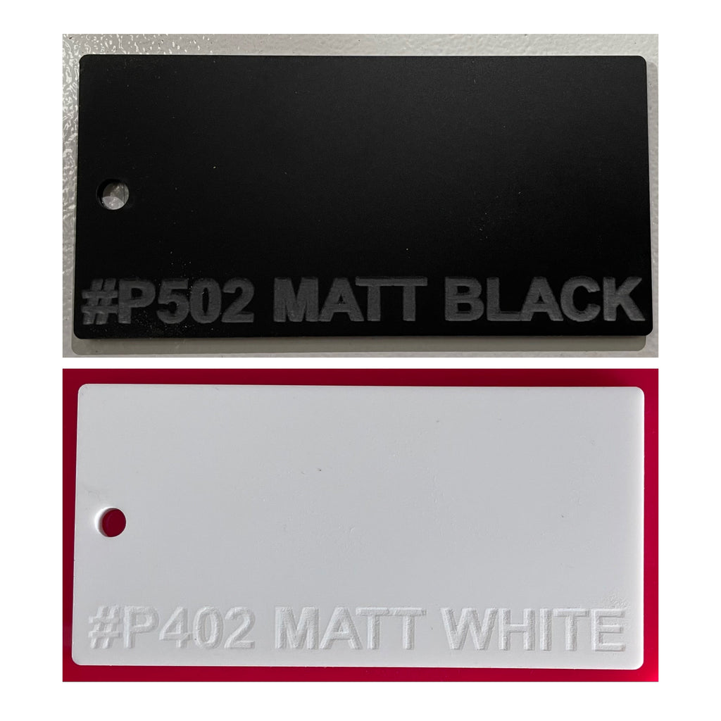 Wavy Acrylic Blank Place Cards
