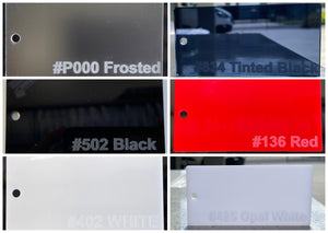 100x50x3mm Acrylic Blank Place Cards