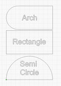 90x50x3mm Acrylic Blank Place Cards